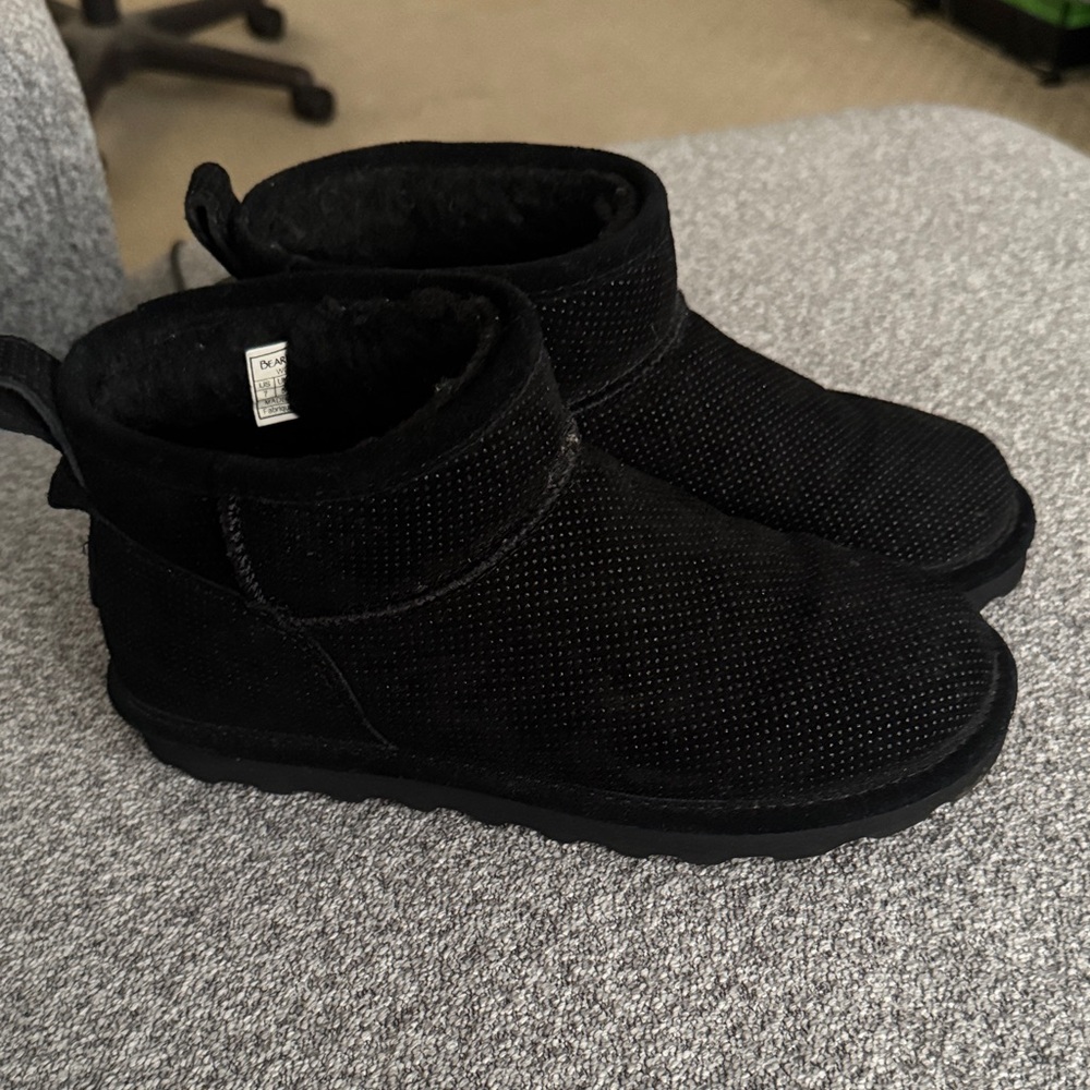 BearPaw Black Ankle Boots